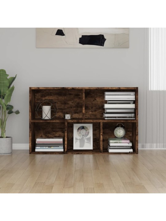 Knihovna/příborník kouřový dub 50 x 25 x 80 cm kompozitní dřevo