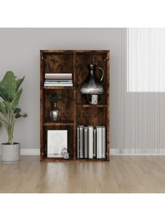 Knihovna/příborník kouřový dub 50 x 25 x 80 cm kompozitní dřevo