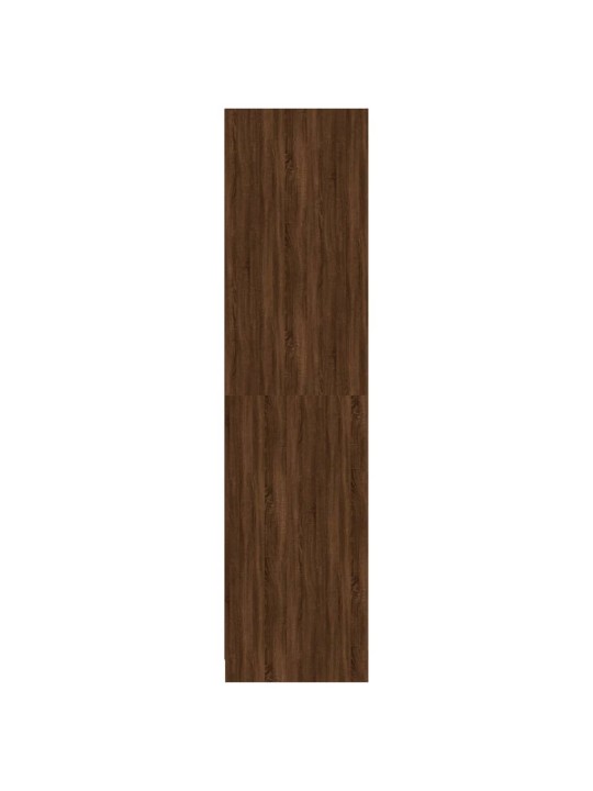 Šatní skříň hnědý dub 100 x 50 x 200 cm kompozitní dřevo