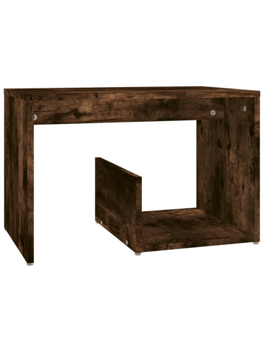 Odkládací stolek kouřový dub 59 x 36 x 38 cm kompozitní dřevo
