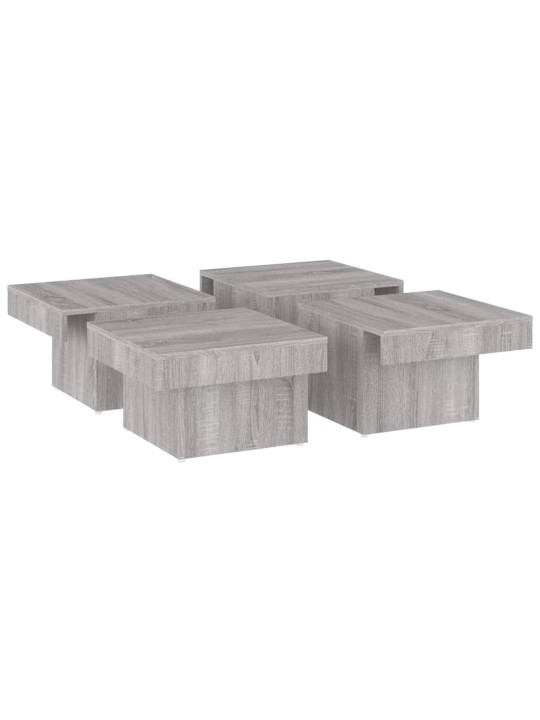 Konferenční stolek šedý sonoma 90 x 90 x 28 cm kompozitní dřevo