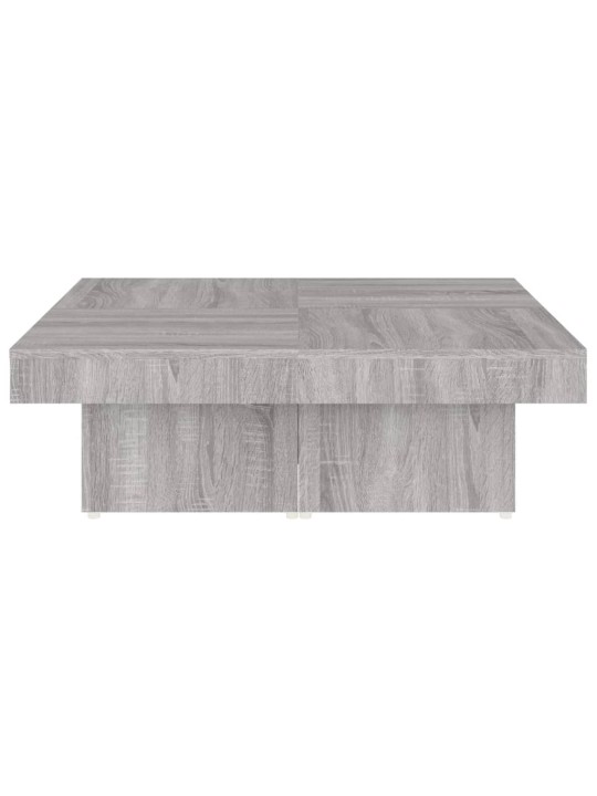 Konferenční stolek šedý sonoma 90 x 90 x 28 cm kompozitní dřevo