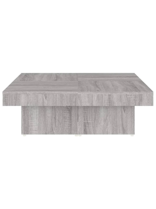 Konferenční stolek šedý sonoma 90 x 90 x 28 cm kompozitní dřevo