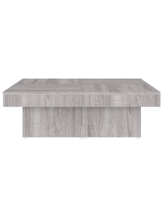 Konferenční stolek šedý sonoma 90 x 90 x 28 cm kompozitní dřevo