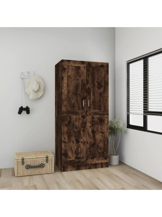 Šatní skříň kouřový dub 82,5 x 51,5 x 180 cm kompozitní dřevo