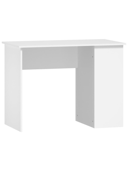 Psací stůl bílý 100 x 55 x 75 cm kompozitní dřevo