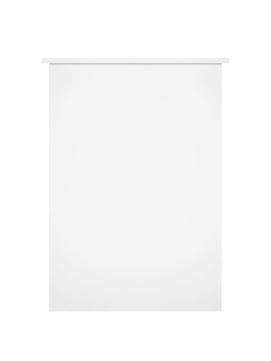 Psací stůl bílý s vysokým leskem 100x55x75 cm kompozitní dřevo