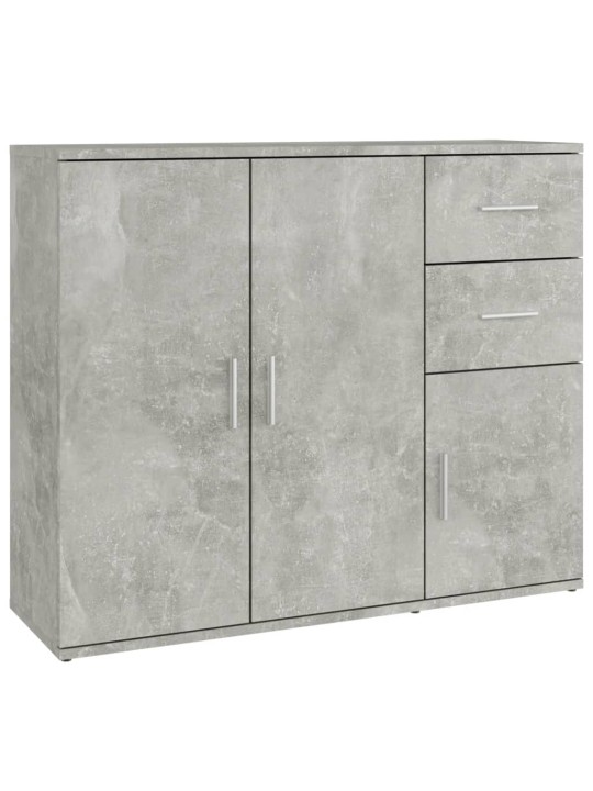 Příborník betonově šedý 91x29,5x75 cm kompozitní dřevo