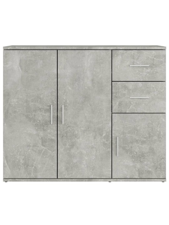Příborník betonově šedý 91x29,5x75 cm kompozitní dřevo