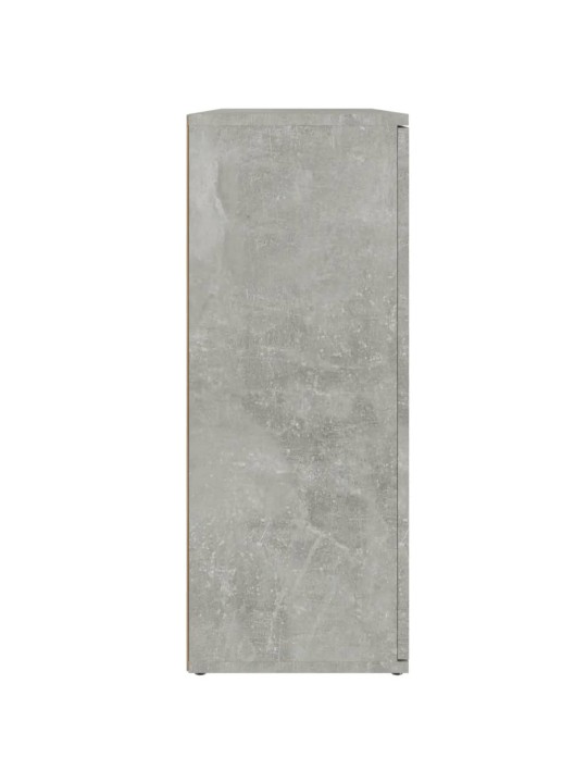 Příborník betonově šedý 91x29,5x75 cm kompozitní dřevo