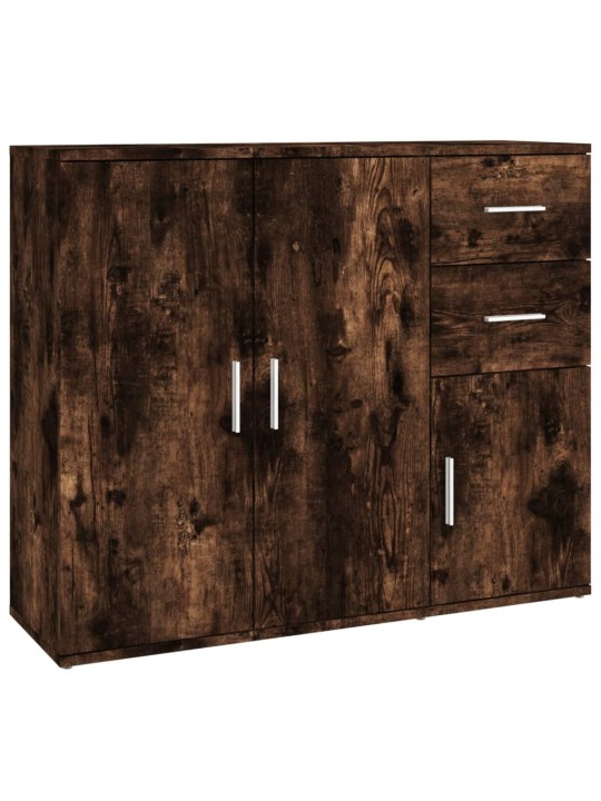 Příborník kouřový dub 91 x 29,5 x 75 cm kompozitní dřevo