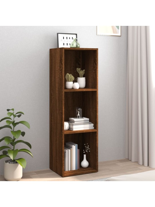 Knihovna / TV skříňka hnědý dub 36x30x114 cm kompozitní dřevo