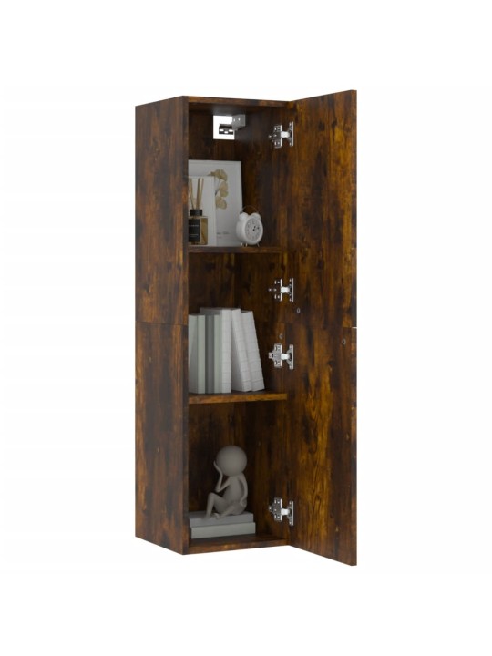 Nástěnné TV skříňky 2 ks kouřový dub 30,5 x 30 x 110 cm