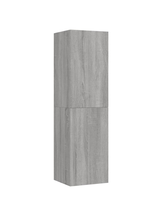 Nástěnné TV skříňky 2 ks šedé sonoma 30,5 x 30 x 110 cm