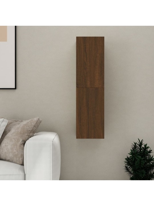 Nástěnná TV skříňka hnědý dub 30,5 x 30 x 110 cm