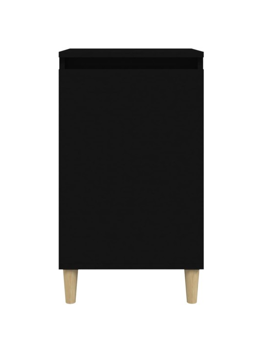 Noční stolky 2 ks černé 40 x 35 x 70 cm kompozitní dřevo