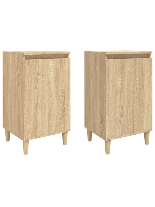 Noční stolky 2 ks dub sonoma 40 x 35 x 70 cm kompozitní dřevo