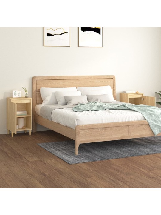 Noční stolky 2 ks dub sonoma 40 x 35 x 70 cm kompozitní dřevo