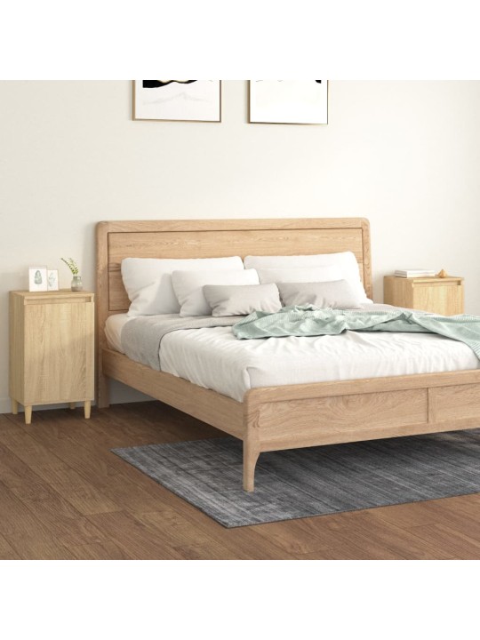 Noční stolky 2 ks dub sonoma 40 x 35 x 70 cm kompozitní dřevo