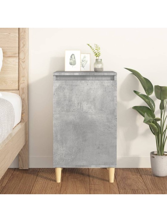 Noční stolek betonově šedý 40 x 35 x 70 cm kompozitní dřevo
