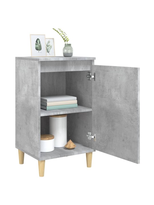 Noční stolky 2 ks betonově šedé 40x35x70 cm kompozitní dřevo