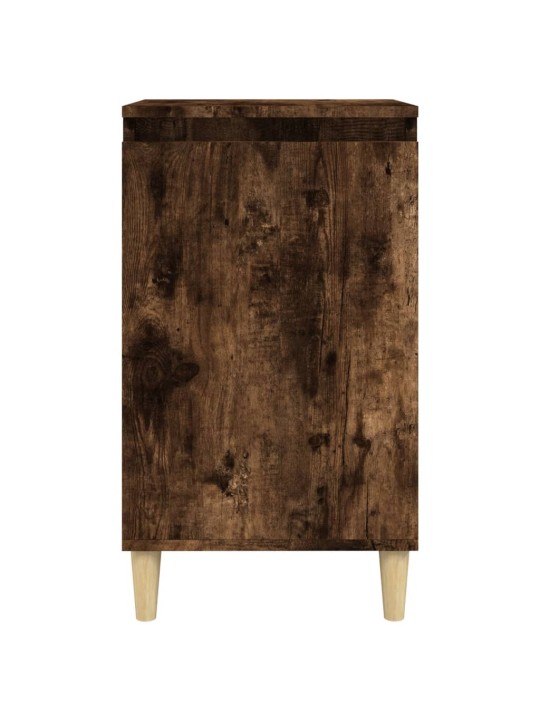 Noční stolky 2 ks kouřový dub 40 x 35 x 70 cm kompozitní dřevo