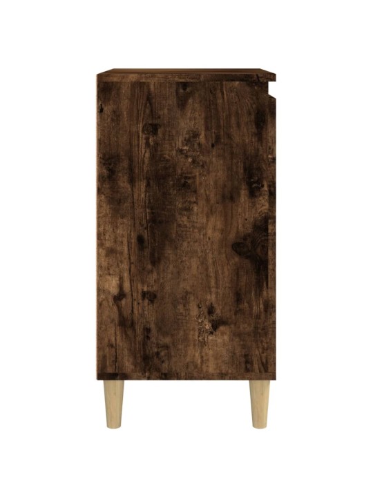 Noční stolky 2 ks kouřový dub 40 x 35 x 70 cm kompozitní dřevo