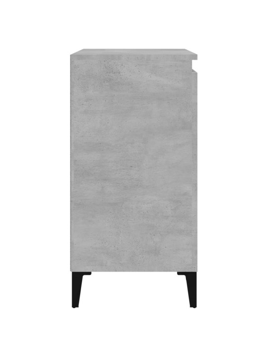 Noční stolek betonově šedý 40 x 35 x 70 cm kompozitní dřevo