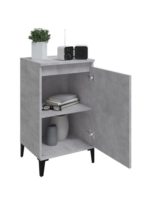 Noční stolky 2 ks betonově šedé 40x35x70 cm kompozitní dřevo