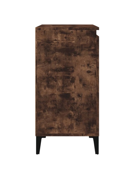 Noční stolek kouřový dub 40 x 35 x 70 cm kompozitní dřevo