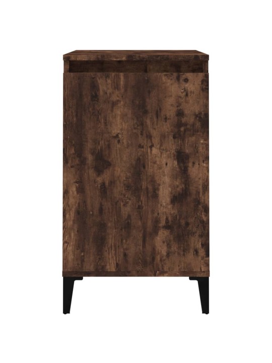 Noční stolky 2 ks kouřový dub 40 x 35 x 70 cm kompozitní dřevo