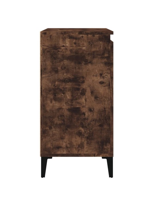 Noční stolky 2 ks kouřový dub 40 x 35 x 70 cm kompozitní dřevo
