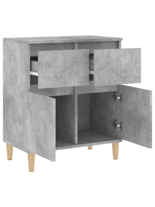 Příborník betonově šedý 60 x 35 x 70 cm kompozitní dřevo