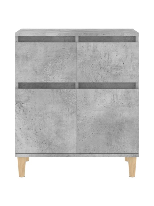 Příborník betonově šedý 60 x 35 x 70 cm kompozitní dřevo