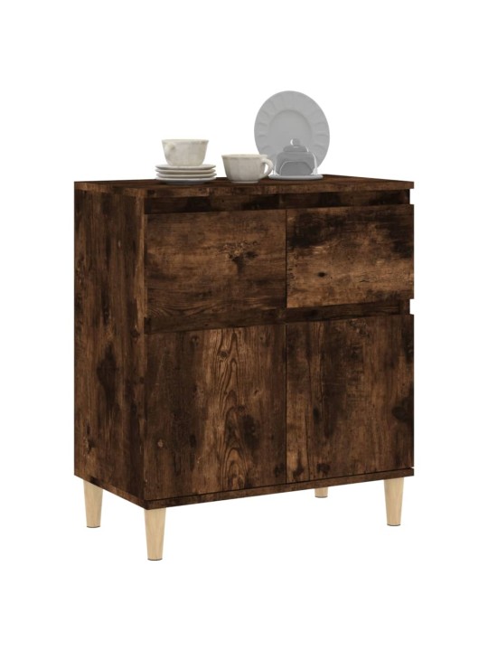 Příborník kouřový dub 60 x 35 x 70 cm kompozitní dřevo