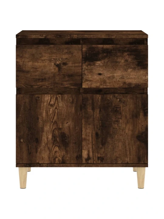 Příborník kouřový dub 60 x 35 x 70 cm kompozitní dřevo
