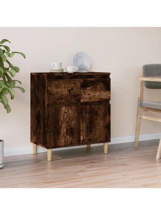 Příborník kouřový dub 60 x 35 x 70 cm kompozitní dřevo
