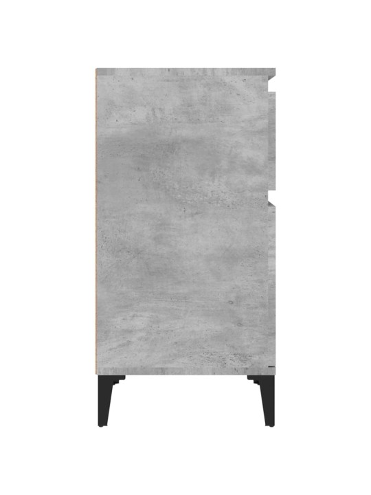Noční stolky 2 ks betonově šedé 40 x 35 x 70 cm
