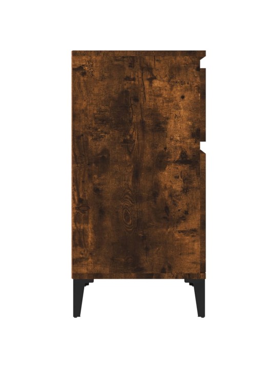 Noční stolky 2 ks kouřový dub 40 x 35 x 70 cm
