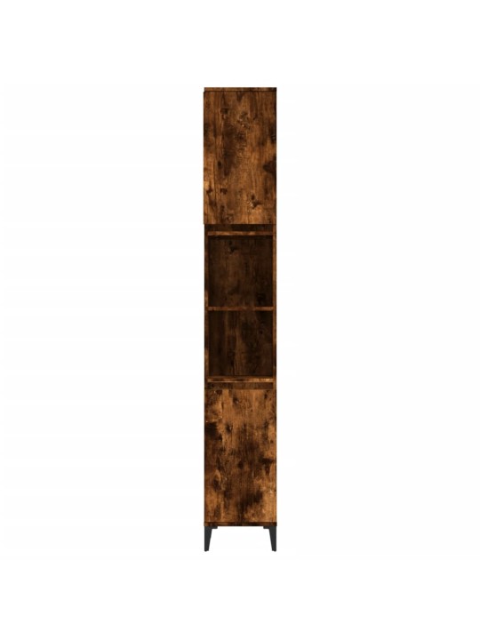 Koupelnová skříňka kouřový dub 30x30x190 cm kompozitní dřevo