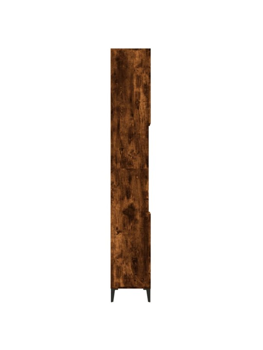 Koupelnová skříňka kouřový dub 30x30x190 cm kompozitní dřevo