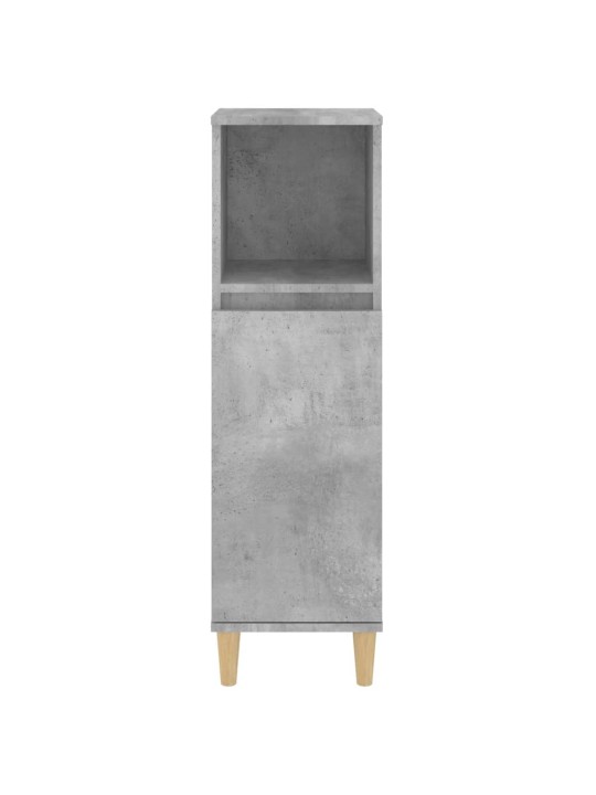 Koupelnová skříňka betonově šedá 30x30x100 cm kompozitní dřevo