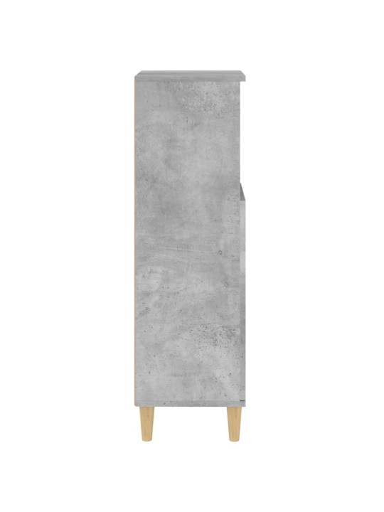 Koupelnová skříňka betonově šedá 30x30x100 cm kompozitní dřevo