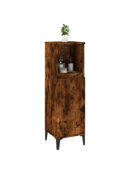 Koupelnová skříňka kouřový dub 30x30x100 cm kompozitní dřevo