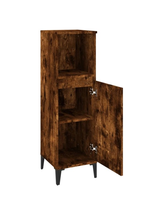 Koupelnová skříňka kouřový dub 30x30x100 cm kompozitní dřevo