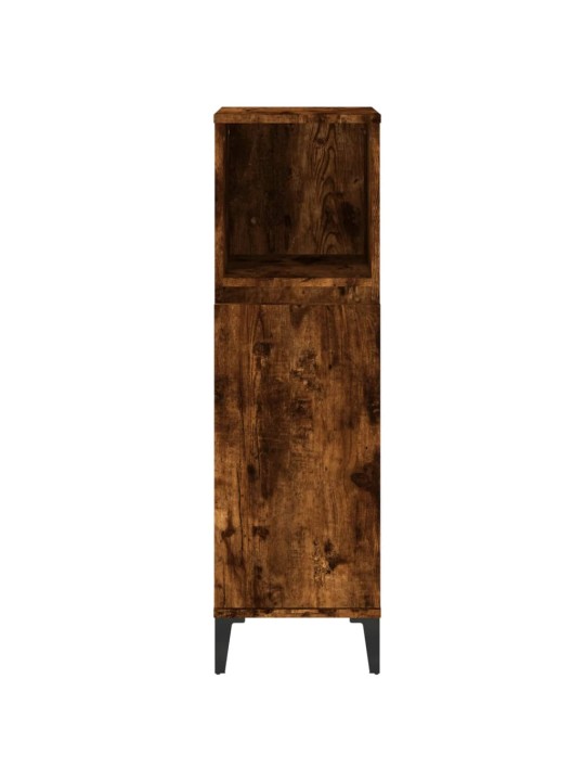 Koupelnová skříňka kouřový dub 30x30x100 cm kompozitní dřevo