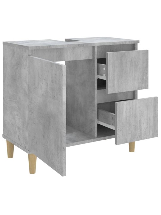 Koupelnová skříňka betonově šedá 65x33x60 cm kompozitní dřevo