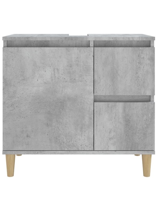 Koupelnová skříňka betonově šedá 65x33x60 cm kompozitní dřevo