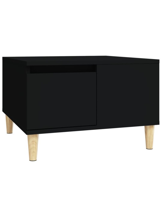 Konferenční stolek černý 55 x 55 x 36,5 cm kompozitní dřevo