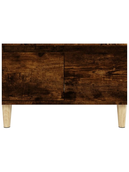 Konferenční stolek kouřový dub 55x55x36,5 cm kompozitní dřevo
